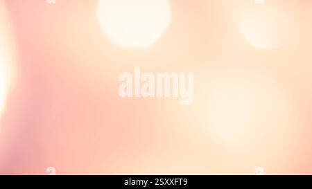 Abstrakter Sommerverlauf mit Rosa- und Goldtönen, die sich in sanfte Töne vermischen Stockfoto