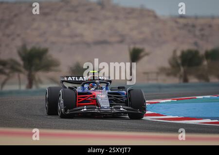 Sakhir, Bahrain. Februar 2025. 55 SAINZ Carlos (Spa), Williams Racing FW47, Action während der Formel 1 Aramco-Vorsaisontests 2025 der FIA Formel 1-Weltmeisterschaft 2025 vom 26. Bis 28. Februar 2025 auf dem Bahrain International Circuit in Sakhir, Bahrain - Foto Antonin Vincent/DPPI Credit: DPPI Media/Alamy Live News Stockfoto