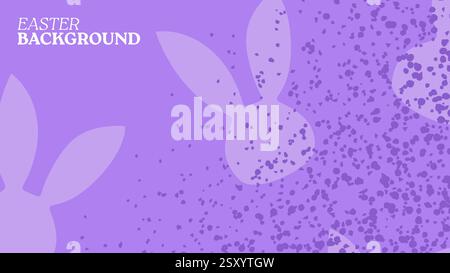 Minimale abstrakte horizontale Hintergrundvektorillustration. Weicher Erdton Pastellfarbe organischer Hintergrund. Design für Frühlings- oder Osterkarte, b Stock Vektor