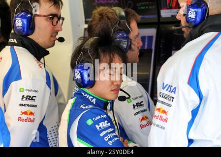 Sakhir, Bahrain. Februar 2025. Yuki Tsunoda (JPN) Rennbullen. 26.02.2025. Formel-1-Test, Sakhir, Bahrain, Tag 1. Quelle: James Moy/Alamy Live News Stockfoto