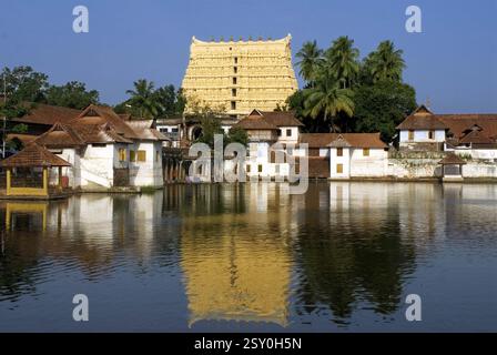 Sri Padmanabhaswamy Tempel thiruvananthapuram kerala Indien Stockfoto