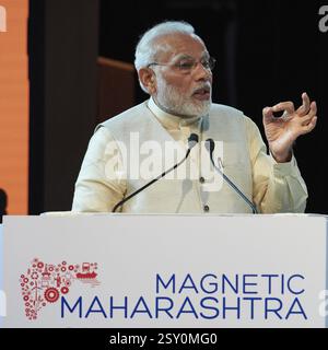 Narendra Damodardas Modi, 14th Premierminister von Indien Stockfoto