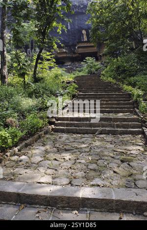 Kondana buddhistische Höhlen, Karjat, Raigad, Maharashtra, Indien, Asien Stockfoto