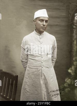 Indische erster Premierminister, Jawaharlal Nehru, Indien, Asien, 1927 Stockfoto