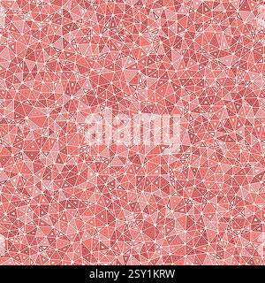 Minimaler geometrischer Hintergrund. Mehrere sich wiederholende innere Dreiecke. Kleine Dreiecke. Monoton. Nahtloses Muster. Tolle Vektorsteine. Stock Vektor