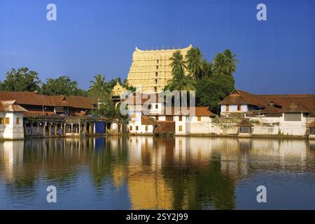 Sri Padmanabhaswamy Tempel thiruvananthapuram kerala Indien Stockfoto