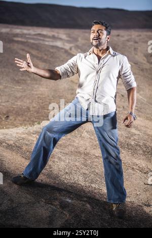 Indische Film Schauspieler Suriya, Chennai, Tamil Nadu, Indien, Asien Stockfoto