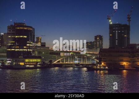 Hafen für Stadtbild, Tokyo, japan Stockfoto