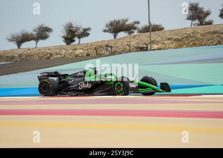 26.02.2025, Bahrain International Circuit, Sakhir, Formel 1 Testfahrten Bahrain 2025,im Bild Stockfoto