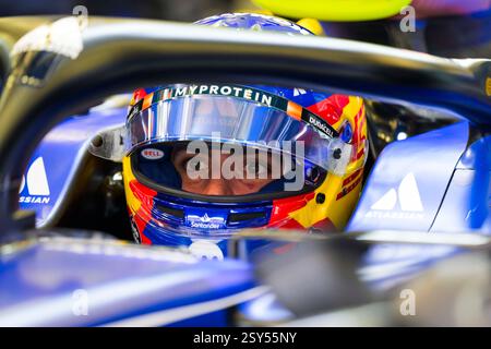 Sakhir, Bahrain. Februar 2025. Carlos Sainz von Williams Racing während Testtag 2. Ahmad Al Shehab/Alamy Live News. Stockfoto