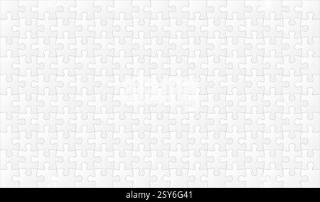 Puzzle Hintergrund, Spiel Mosaik Fragmente. Vektor Stock Vektor
