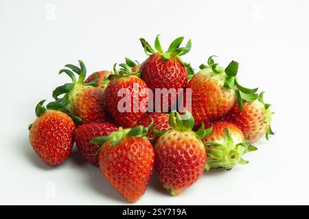 Frisches Gemüse, Erdbeere, Banane, Kirsche Stockfoto