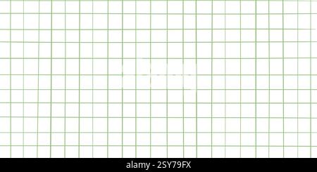 Graphen-Tintenkritzelprüfpapier. Druckbares quadratisches Rasterpapier mit Farblinien. Geometrischer Hintergrund für Schule, Verpackung, Einladungen, Karte Stock Vektor