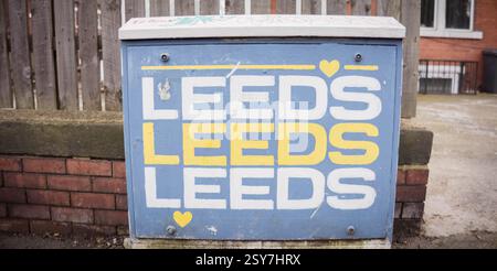 Allgemeine Ansichten um Headingley, Leeds, West Yorkshire, Großbritannien. 24. Februar 2025. Leeds, West Yorkshire, Großbritannien. Quelle: Lichtfotografie Stockfoto