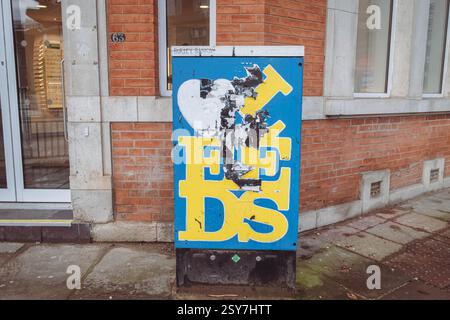 Allgemeine Ansichten um Headingley, Leeds, West Yorkshire, Großbritannien. 24. Februar 2025. Leeds, West Yorkshire, Großbritannien. Quelle: Lichtfotografie Stockfoto