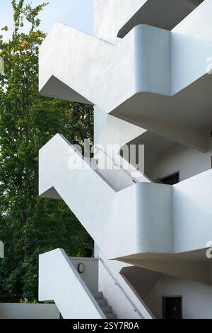 Das Isokon Building in Camden, London, Großbritannien Stockfoto