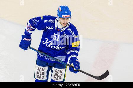 Kloten, Schweiz, 24. Januar 2025: #51 Frantisek Rehak, Stürmer EHC Kloten. (Foto: Andreas Haas/dieBildmanufaktur) Stockfoto