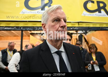 Paris, Frankreich. Februar 2025. Ehemaliger Premierminister Michel Barnier, am 27. Februar 2025 auf dem Salon de l'Agriculture 2025 in Porte de Versailles, Paris. - 27/02/2025 - Frankreich/Ile-de-France (Region)/Paris - julien mattia/Agence Credit: LE PICTORIUM/Alamy Live News Stockfoto