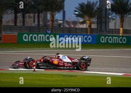 27.02.2025, Bahrain International Circuit, Sakhir, Formel 1 Test Bahrain 2025 , Charles Leclerc (MON) - Scuderia Ferrari - Ferrari SF-25 - Ferrari Stockfoto
