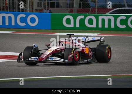 27.02.2025, Bahrain International Circuit, Sakhir, Formel 1 Test Bahrain 2025 , Charles Leclerc (MON) - Scuderia Ferrari - Ferrari SF-25 - Ferrari Stockfoto