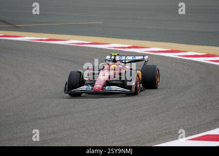 27.02.2025, Bahrain International Circuit, Sakhir, Formel 1 Test Bahrain 2025 , Lewis Hamilton (GBR) - Scuderia Ferrari - Ferrari SF-25 - Ferrari Stockfoto