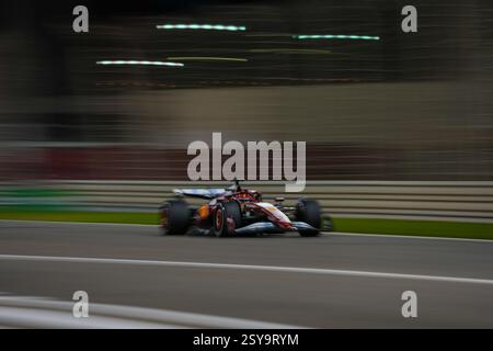 27.02.2025, Bahrain. , . International Circuit, Sakhir, Formel-1-Test Bahrain 2025, Charles Leclerc (MON) - Scuderia Ferrari - Ferrari SF-25 - Ferrari (Foto: Alessio de Marco/SIPA USA) Credit: SIPA USA/Alamy Live News Stockfoto