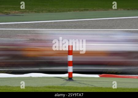 27.02.2025, Bahrain. , . International Circuit, Sakhir, Formel-1-Test Bahrain 2025, Charles Leclerc (MON) - Scuderia Ferrari - Ferrari SF-25 - Ferrari (Foto: Alessio de Marco/SIPA USA) Credit: SIPA USA/Alamy Live News Stockfoto