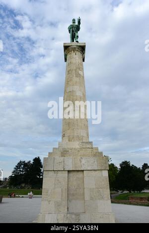 Das Victor-Denkmal in der Belgrader Festung, Belgrad, Serbien. Stockfoto