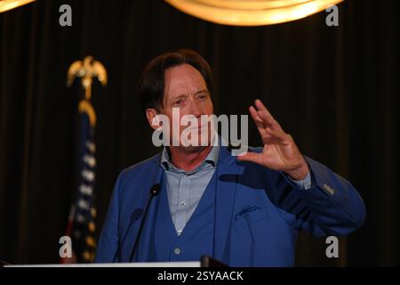 OVERLAND PARK, KANSAS - 27. FEBRUAR 2025 Hollywood-Schauspieler KEVIN SORBO spricht über seine Karriere in Fernsehsendungen und Filmen beim Kansas GOP Dinner AgeÓ Americas Golden ÒCelebrating Stockfoto