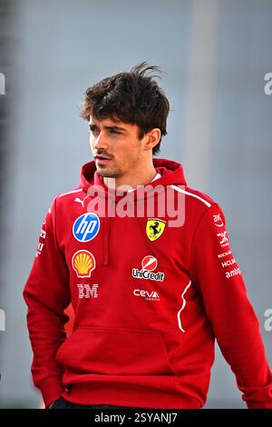 Sakhir, Bahrain. Februar 2025. Charles Leclerc (MON) Ferrari. 28.02.2025. Formel-1-Test, Sakhir, Bahrain, Tag Drei. Quelle: James Moy/Alamy Live News Stockfoto