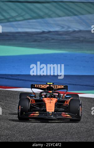 Sakhir, Bahrain. Februar 2025. Lando Norris (GBR) McLaren MCL39. 28.02.2025. Formel-1-Test, Sakhir, Bahrain, Tag Drei. Quelle: James Moy/Alamy Live News Stockfoto