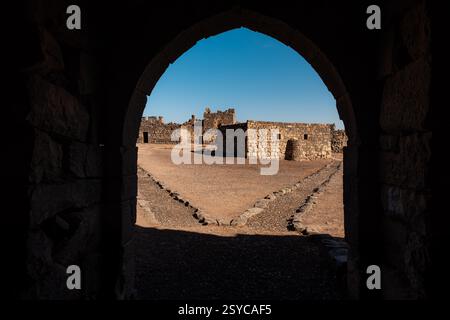 Lawrence von Arabien Wüstenburg von Qasr al-Azraq, Jordanien Stockfoto