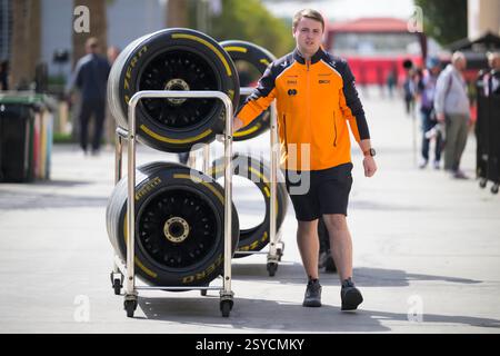 Sakhir, Bahrain. Februar 2025. Mclaren Formel-1-Team Während Des Testtages 3. Ahmad Al Shehab/Alamy Live News. Stockfoto