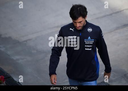 Sakhir, Bahrain. Februar 2025. Carlos Sainz von Williams Racing während des Testtages 3. Ahmad Al Shehab/Alamy Live News. Stockfoto