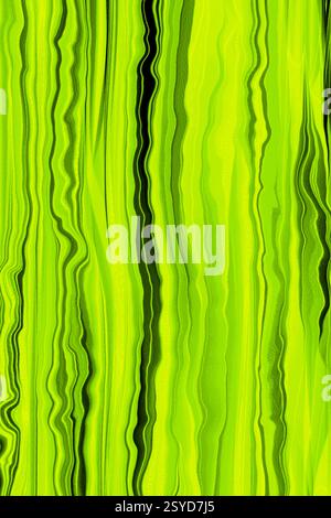 Vertikale hellgrüne Seidenstruktur mit schwarzen Linien. Stock Vektor