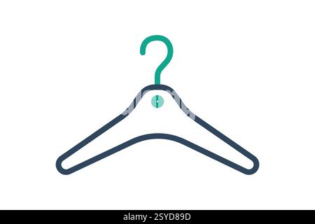 Aufhängesymbol. Liniensymbolstil. Symbol für Möbel. Vektorillustration für Möbelelemente Stock Vektor