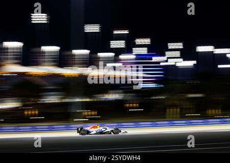 22 TSUNODA Yuki (JAP), Visa Cash App RB F1 Team VCARB02 während der Formel 1 Aramco Vorsaison Tests 2025 der FIA Formel 1 Weltmeisterschaft 2025 vom 26. Bis 28. Februar 2025 auf dem Bahrain International Circuit in Sakhir, Bahrain Stockfoto