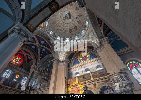 Hagia Triada (Heilige Dreifaltigkeit) Griechisch-orthodoxe Kirche in Istanbul, Türkei Stockfoto