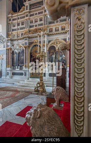 Hagia Triada (Heilige Dreifaltigkeit) Griechisch-orthodoxe Kirche in Istanbul, Türkei Stockfoto