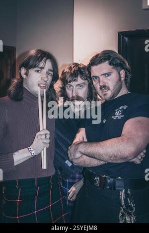 Richmond VA, USA, 24. Februar 2025, schottisches Trio High Fade, das in der Richmond Music Hall als Teil ihrer US-Tour auftrat, Credit: Ben Lahoussine/Alamy Stockfoto