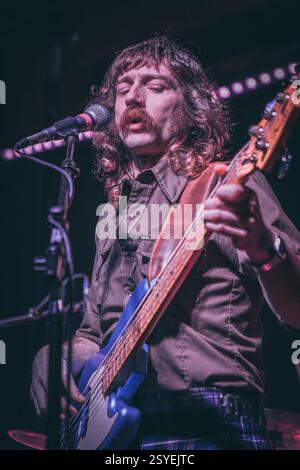Richmond VA, USA, 24. Februar 2025, schottisches Trio High Fade, das in der Richmond Music Hall als Teil ihrer US-Tour auftrat, Credit: Ben Lahoussine/Alamy Stockfoto