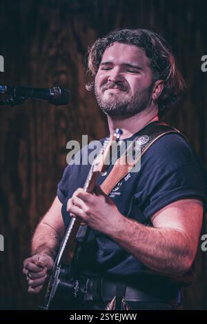 Richmond VA, USA, 24. Februar 2025, schottisches Trio High Fade, das in der Richmond Music Hall als Teil ihrer US-Tour auftrat, Credit: Ben Lahoussine/Alamy Stockfoto