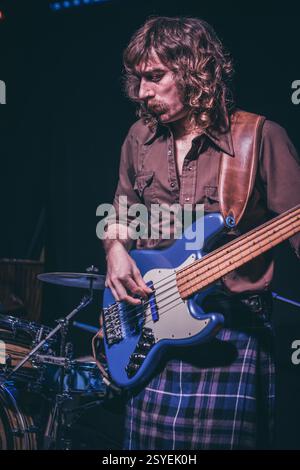 Richmond VA, USA, 24. Februar 2025, schottisches Trio High Fade, das in der Richmond Music Hall als Teil ihrer US-Tour auftrat, Credit: Ben Lahoussine/Alamy Stockfoto