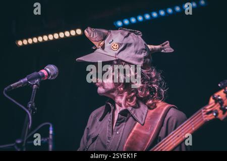 Richmond VA, USA, 24. Februar 2025, schottisches Trio High Fade, das in der Richmond Music Hall als Teil ihrer US-Tour auftrat, Credit: Ben Lahoussine/Alamy Stockfoto