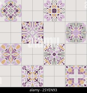 Keramische Fliesen Stock Vektor