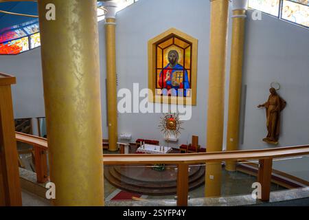 Kirche des Heiligen Johannes des Täufers in Lendak, Slowakei. Stockfoto