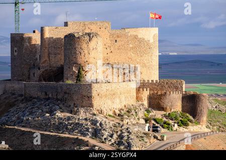 castillo de la Muela, Consuegra, Provincia de Toledo, Castilla-La Mancha, Spanien Stockfoto