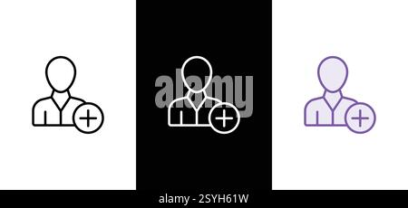 Benutzerprofil-Anmeldung, Benutzersymbol, Avatar-Vektor. Stock Vektor