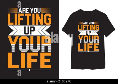 Expressive Typografie: T-Shirt-Designs, die Bände sprechen Stock Vektor