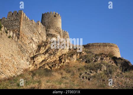 Goris Tsikhe Festung in Gori. Shida Kartli mkhare. Georgien Stockfoto